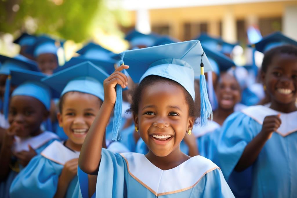 Students Attending School